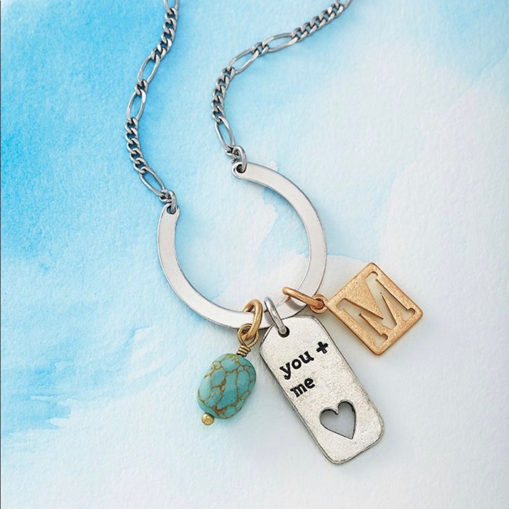 BNIB Thirty-One Silver Dream Catcher Necklace